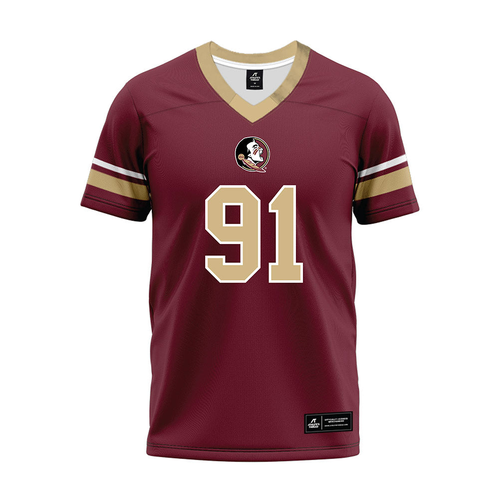 FSU - NCAA Football : Cam Brooks - Premium Football Jersey-0