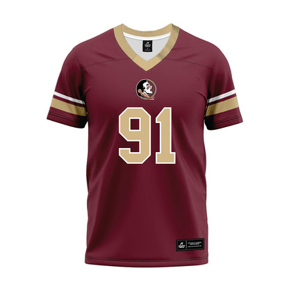 FSU - NCAA Football : Cam Brooks - Premium Football Jersey-0