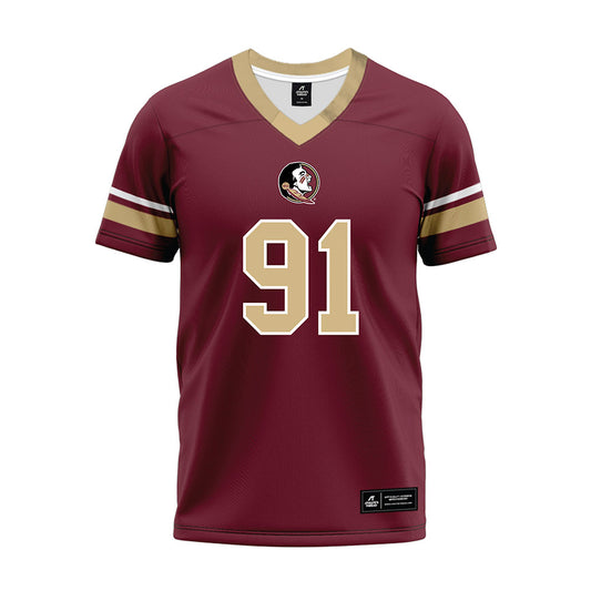FSU - NCAA Football : Cam Brooks - Premium Football Jersey-0