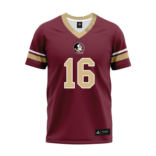 FSU - NCAA Football : Karson Hobbs - Premium Football Jersey-0