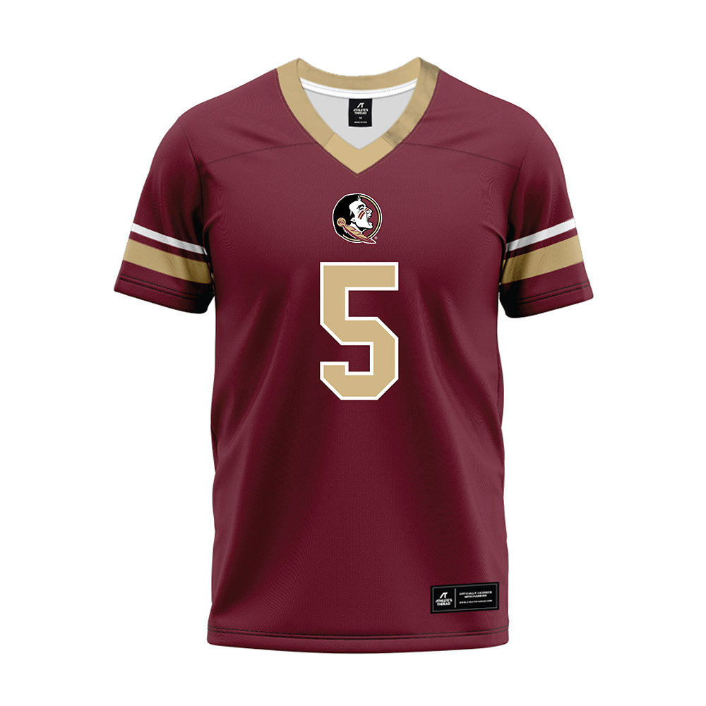 FSU - NCAA Football : Tre Wisner - Premium Football Jersey-0