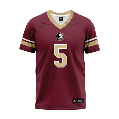 FSU - NCAA Football : Tre Wisner - Premium Football Jersey-0