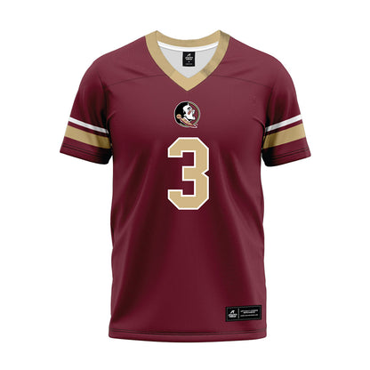 FSU - NCAA Football : Samuel Singleton Jr - Premium Football Jersey-0