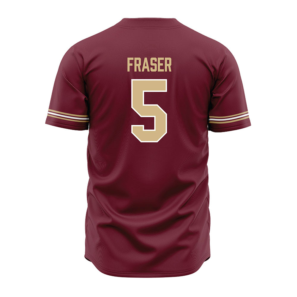 FSU - NCAA Baseball : Gabe Fraser - Garnet Jersey-1