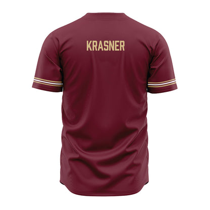FSU - NCAA Baseball : Spencer Krasner - Garnet Jersey-1