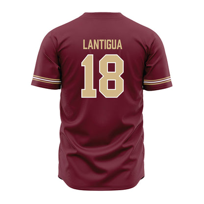 FSU - NCAA Baseball : Emmanuel Lantigua - Garnet Jersey-1