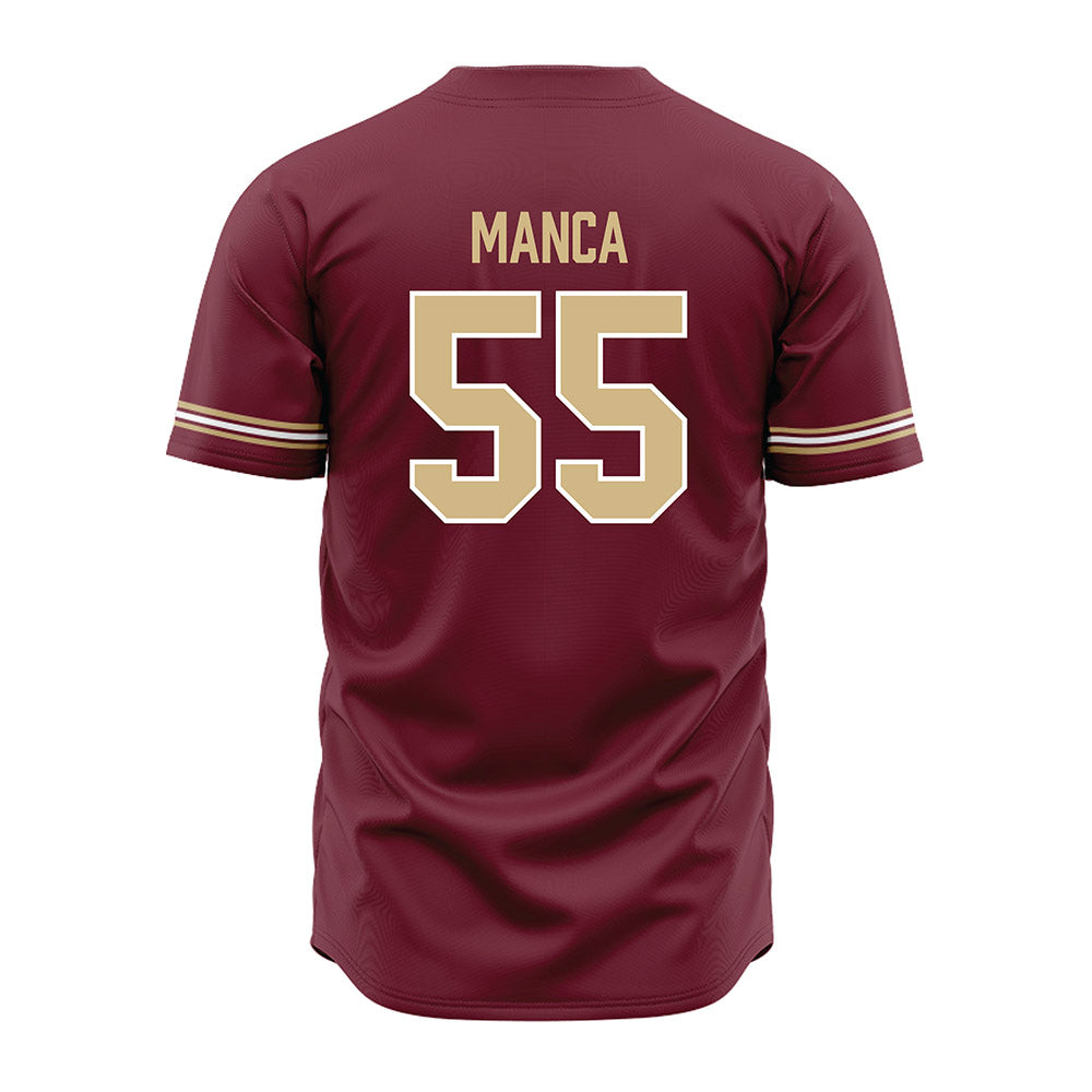 FSU - NCAA Baseball : Payton Manca - Garnet Jersey-1