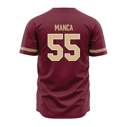 FSU - NCAA Baseball : Payton Manca - Garnet Jersey-1