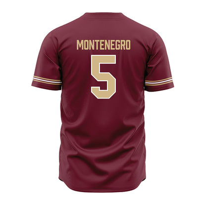 FSU - NCAA Baseball : Marvin Montenegro - Garnet Jersey-1