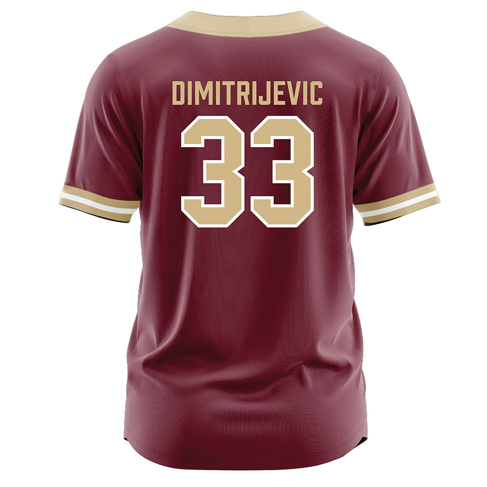 FSU - NCAA Softball : Bella Dimitrijevic - Garnet Jersey-1