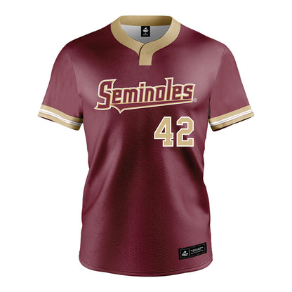 FSU - NCAA Softball : Jaysoni Beachum - Garnet Jersey-0