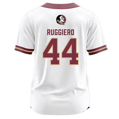FSU - NCAA Softball : Bella Ruggiero - White Jersey-1
