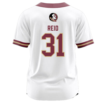 FSU - NCAA Softball : Makenna Reid - White Jersey-1