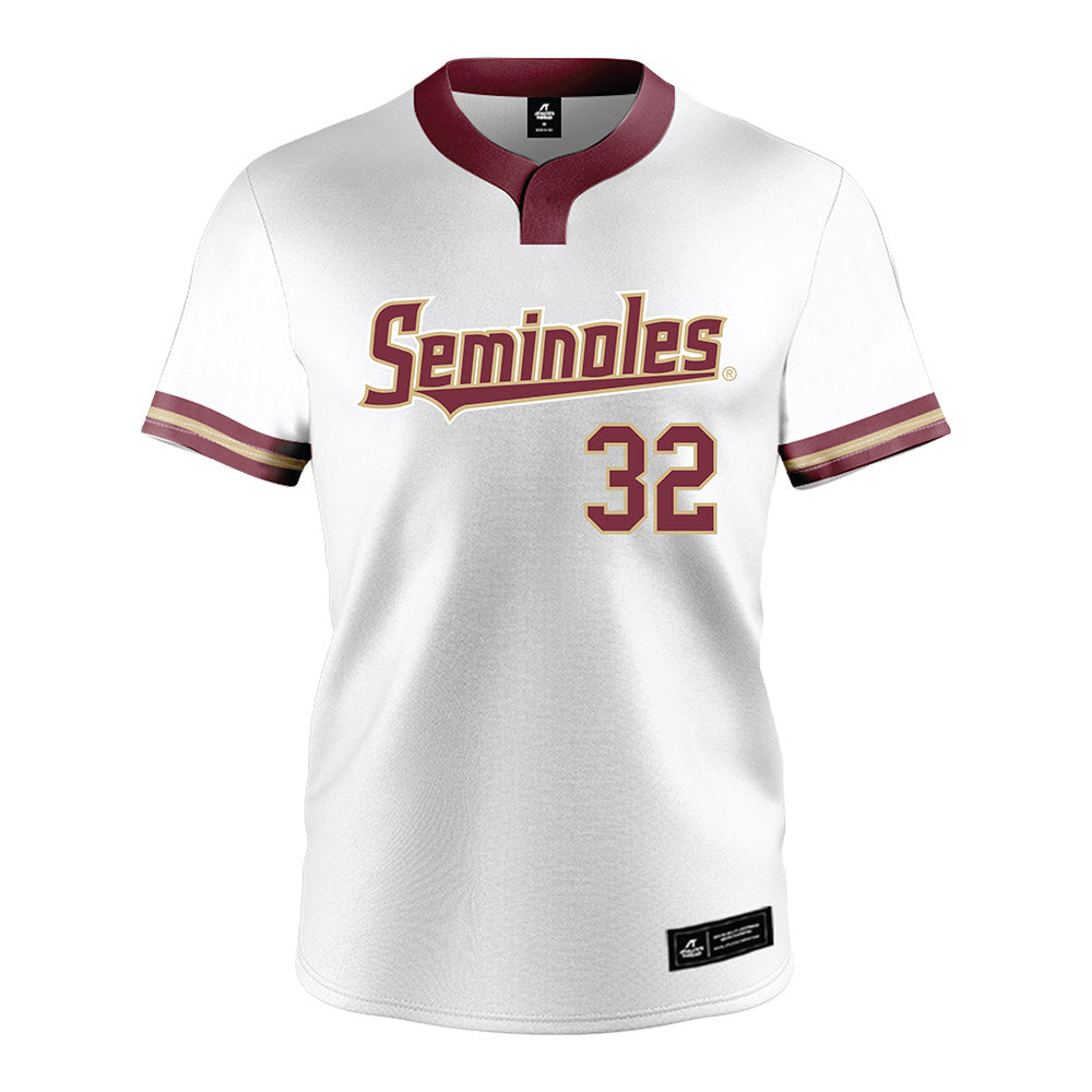 FSU - NCAA Softball : Jazzy Francik - White Jersey-0