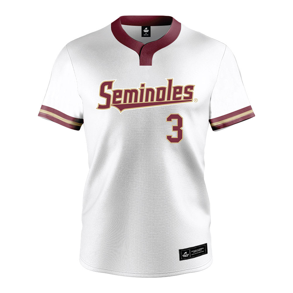 FSU - NCAA Softball : Isabella Torres - White Jersey-0