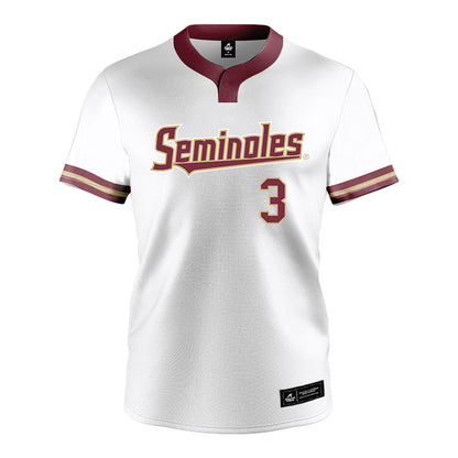 FSU - NCAA Softball : Isabella Torres - White Jersey-0