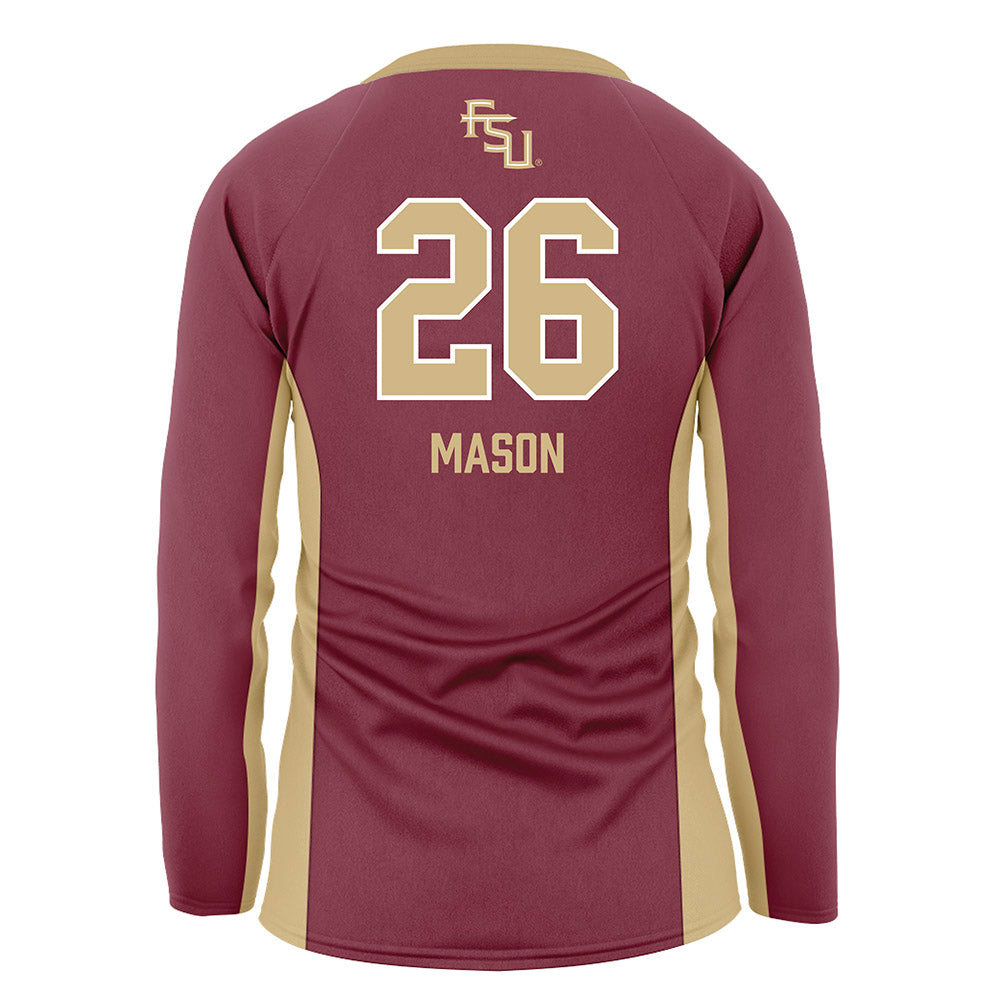 FSU - NCAA Women's Volleyball : Lexie Mason - Garnet Volleyball Jersey-1
