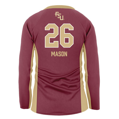 FSU - NCAA Women's Volleyball : Lexie Mason - Garnet Volleyball Jersey-1