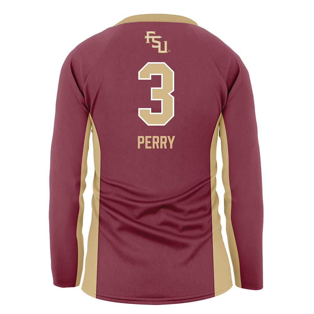 FSU - NCAA Women's Volleyball : Kelsey Perry - Garnet Volleyball Jersey-1