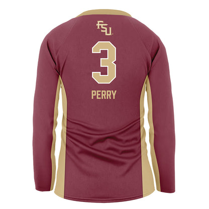 FSU - NCAA Women's Volleyball : Kelsey Perry - Garnet Volleyball Jersey-1