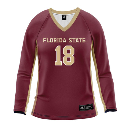 FSU - NCAA Women's Volleyball : Maile Chan - Garnet Volleyball Jersey-0