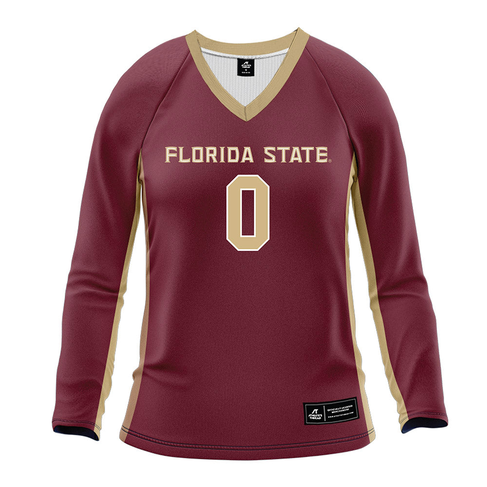 FSU - NCAA Women's Volleyball : Callie Kieffer - Garnet Volleyball Jersey-0