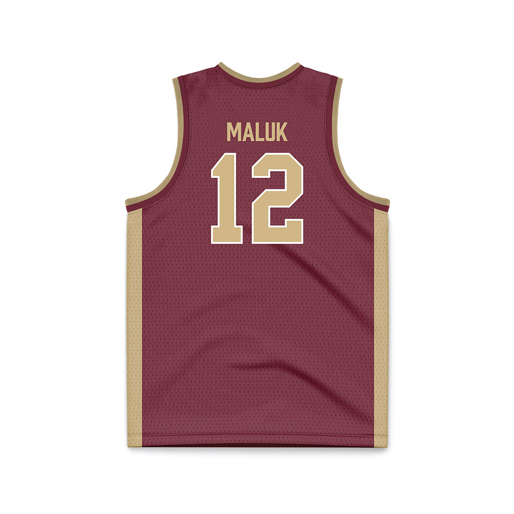 FSU - NCAA Men's Basketball : Alier Maluk - Garnet Basketball Jersey-1