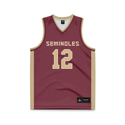 FSU - NCAA Men's Basketball : Tom House - Garnet Basketball Jersey-0