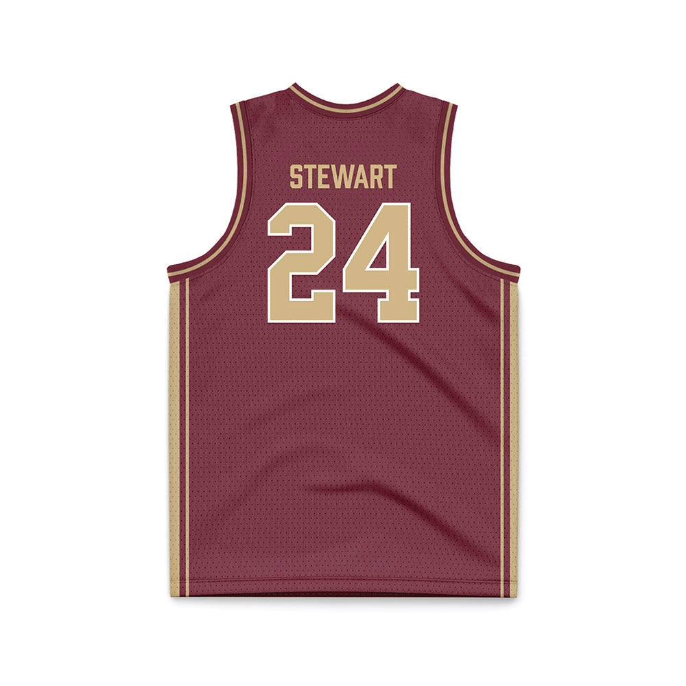 FSU - NCAA Women's Basketball : Morgan Stewart - Garnet Basketball Jersey-1