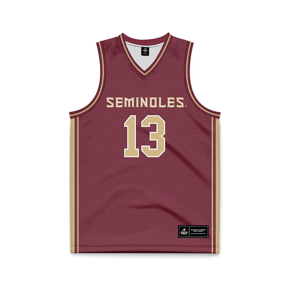 FSU - NCAA Women's Basketball : Tatum Greene - Garnet Basketball Jersey-0