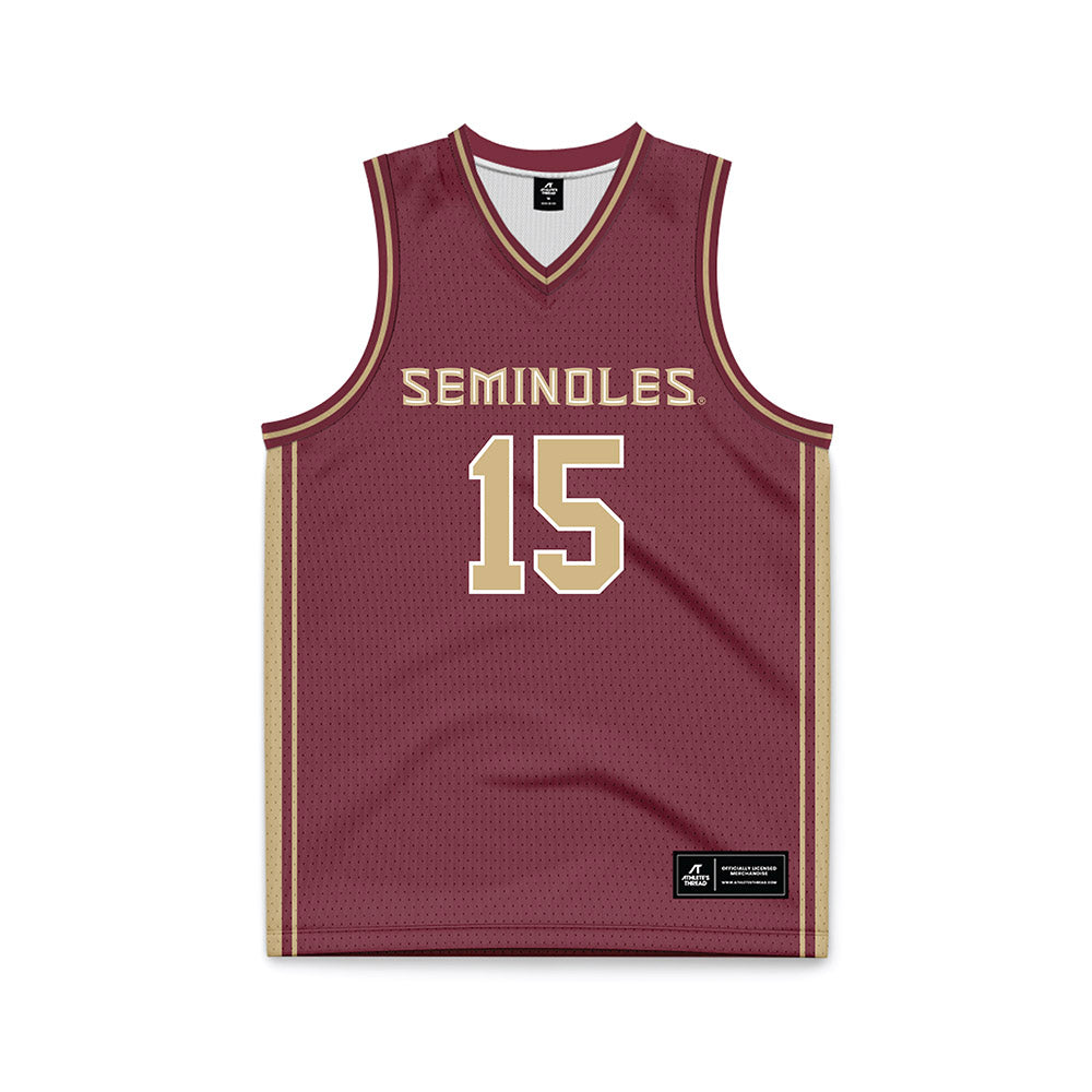 FSU - NCAA Women's Basketball : Sole Williams - Garnet Basketball Jersey-0