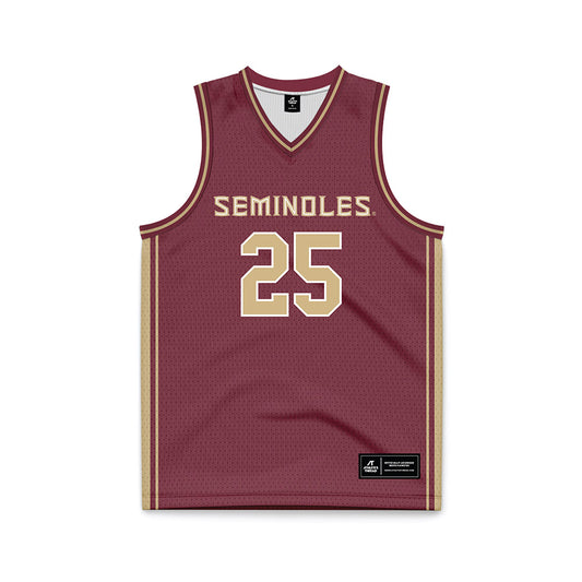 FSU - NCAA Women's Basketball : Ice Brady - Garnet Basketball Jersey-0