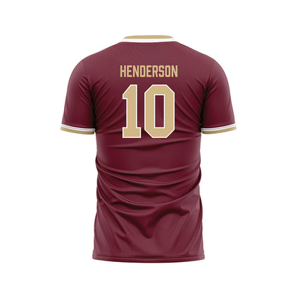 FSU - NCAA Women's Soccer : Ashley Henderson - Garnet Soccer Jersey-1
