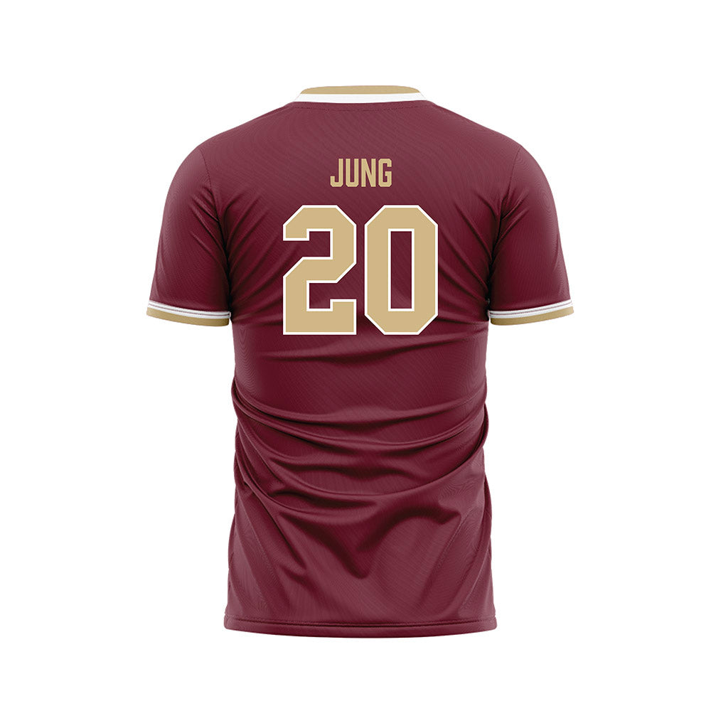 FSU - NCAA Women's Soccer : Joelle Jung - Garnet Soccer Jersey-1