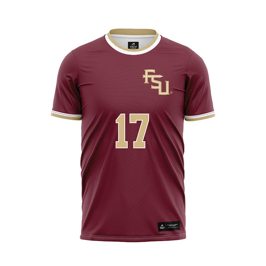 FSU - NCAA Women's Soccer : Amelia Van Zanten - Garnet Soccer Jersey-0