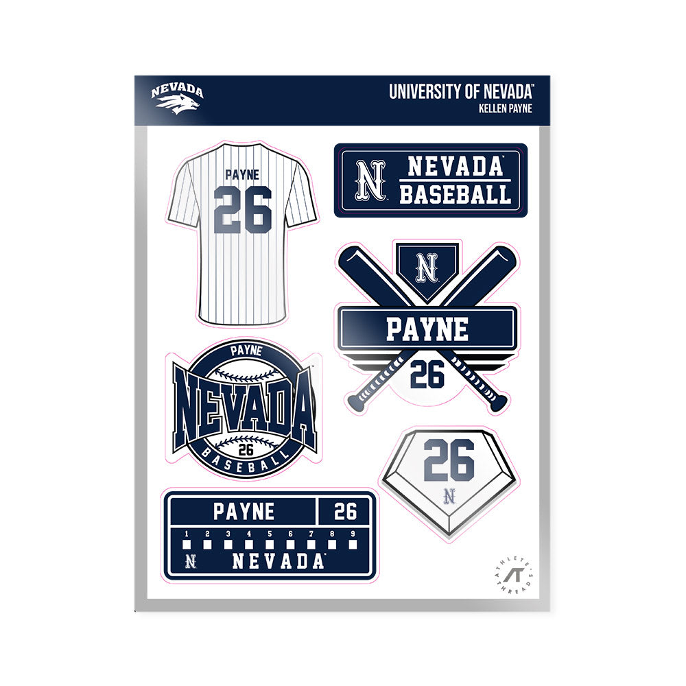 Nevada - NCAA Baseball : Kellen Payne - Sticker Sheet-0