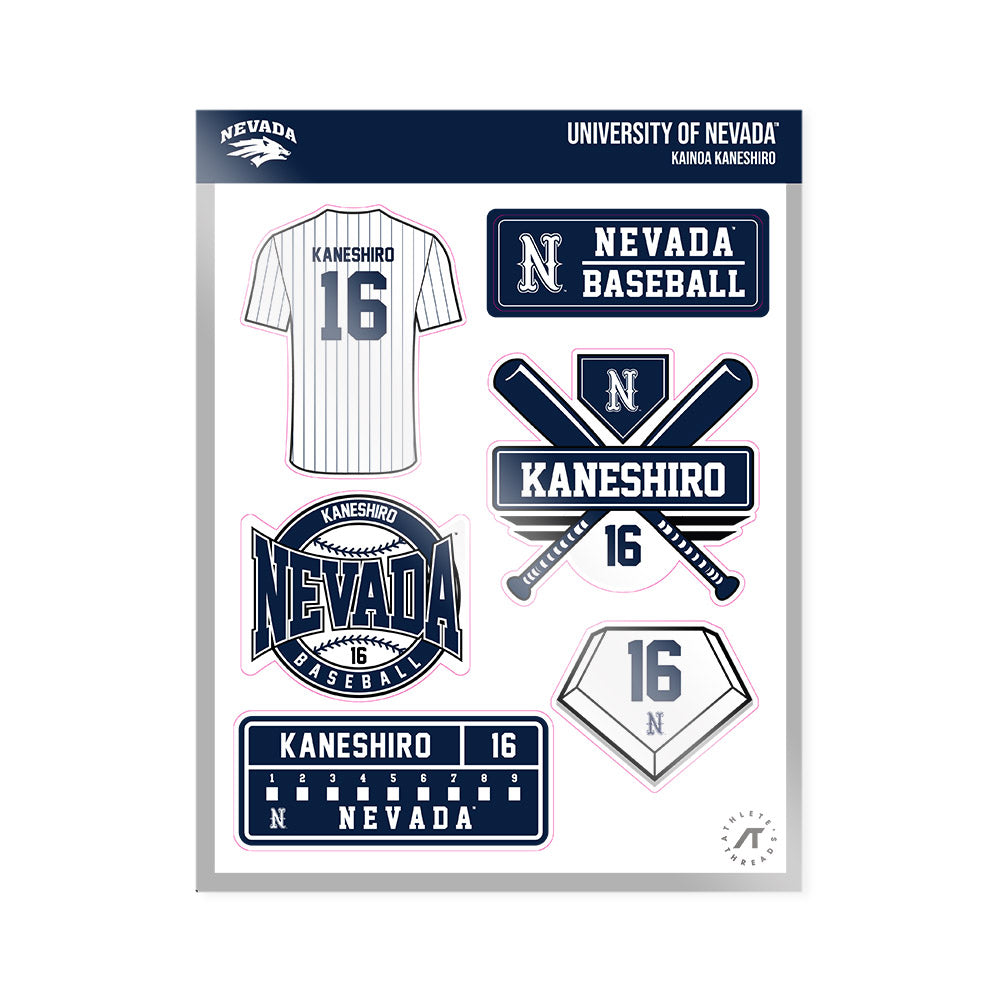 Nevada - NCAA Baseball : Kainoa Kaneshiro - Sticker Sheet-0