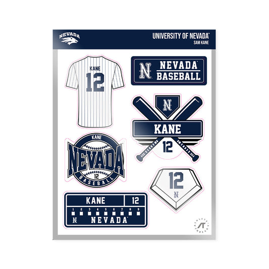 Nevada - NCAA Baseball : Sam Kane - Sticker Sheet-0