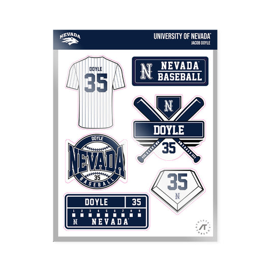 Nevada - NCAA Baseball : Jacob Doyle - Sticker Sheet-0