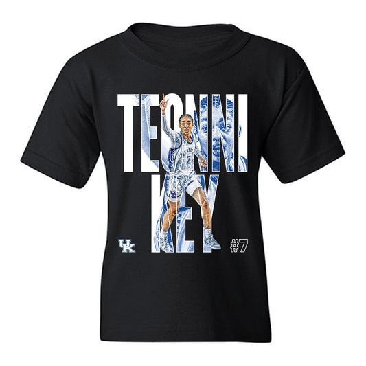 Kentucky - NCAA Women's Basketball : Teonni Key - Youth T-Shirt-0
