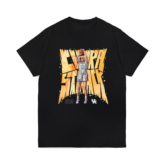 Kentucky - NCAA Women's Basketball : Clara Strack - Player Collage Premium T-Shirt-0