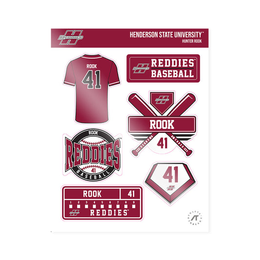 Henderson State - NCAA Baseball : Hunter Rook - Sticker Sheet-0