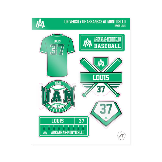 UAM - NCAA Baseball : Bryce Louis - Sticker Sheet-0