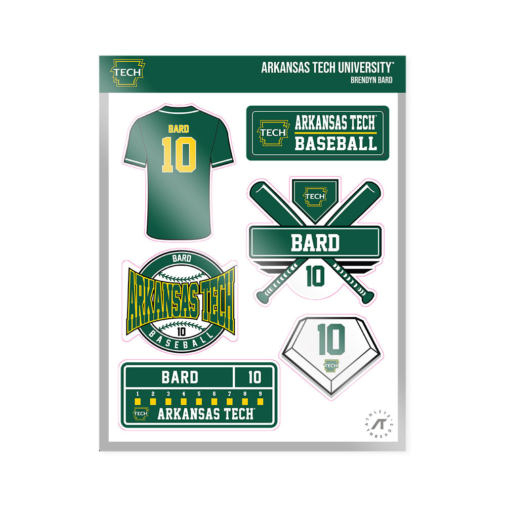 ATU - NCAA Baseball : Brendyn Bard - Sticker Sheet-0