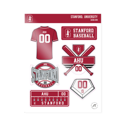Stanford - NCAA Baseball : Alika Ahu - Sticker Sheet-0