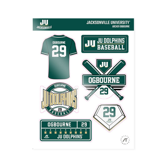 Jacksonville - NCAA Baseball : Archer Ogbourne - Sticker Sheet-0