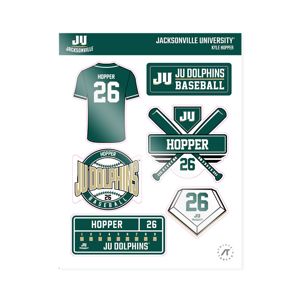 Jacksonville - NCAA Baseball : Kyle Hopper - Sticker Sheet-0