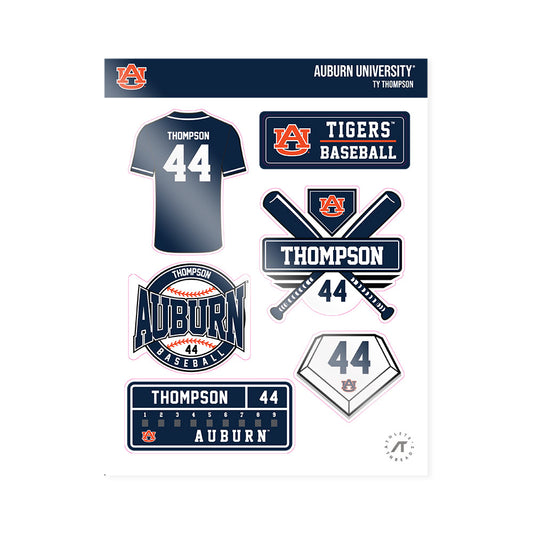 Auburn - NCAA Baseball : Ty Thompson - Sticker Sheet-0