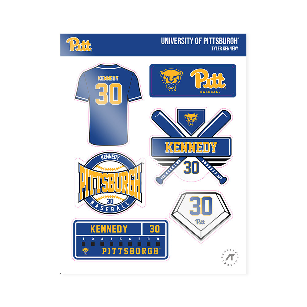 Pittsburgh - NCAA Baseball : Tyler Kennedy - Sticker Sheet-0