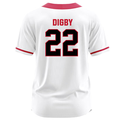 Georgia - NCAA Softball : Emily Digby - White Jersey-1